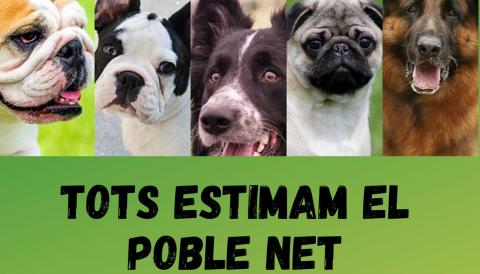 Recollint els excrements feim poble